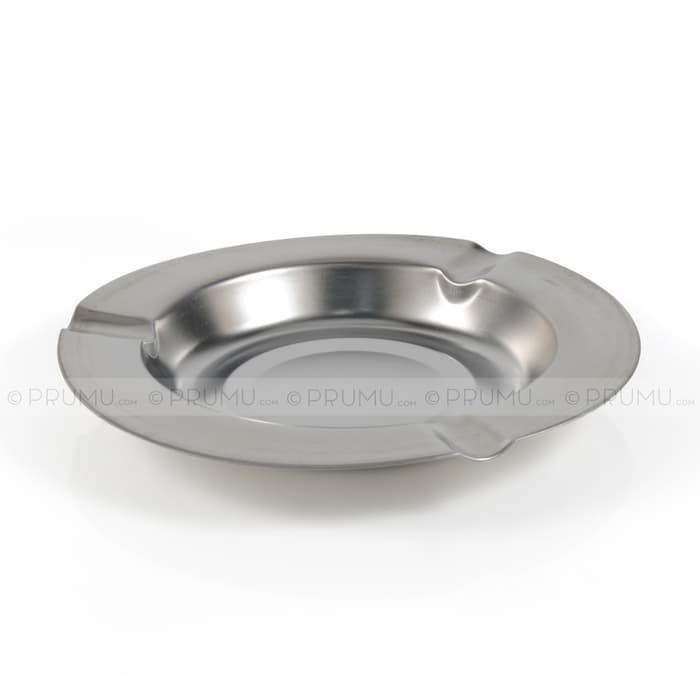 Asbak Bulat Stainless Steel Asbak kaleng Ashtray