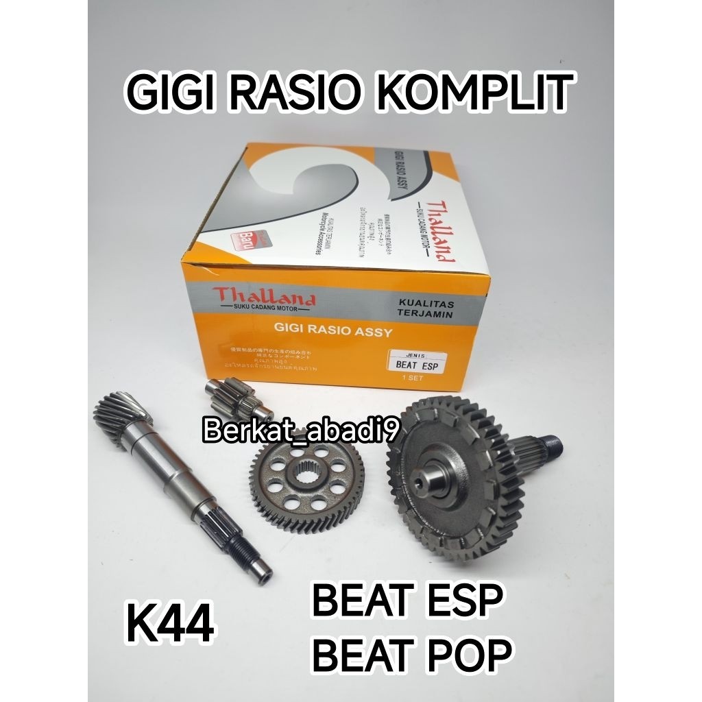 [ Thalland ] Gigi Rasio Rasio Gardan Komplit Beat Esp / Beat pop K44