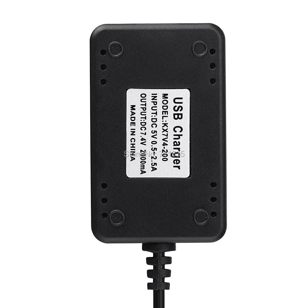 7.4V 2000MA USB arger 50cm 1 IN 3 Cable Parts For Wltoys 144001 XK K130 12428 A959 A959-B A979 A979-