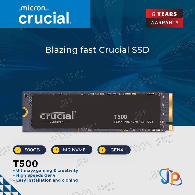 Micron Crucial SSD T500 M.2 Pcie Gen4 Nvme 1TB - SSD M2 1 TB