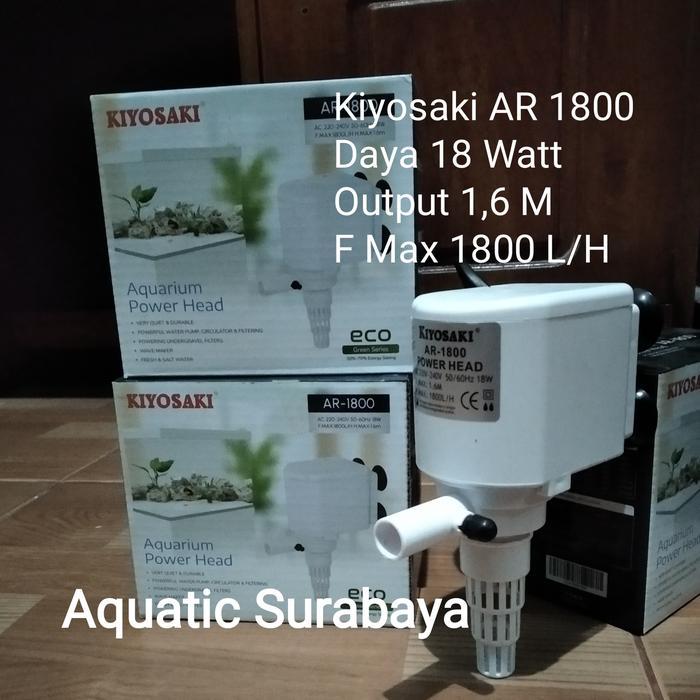 Pompa Aquarium Pompa Celup Power Head Kiyosaki AR-1800 1800 L/H