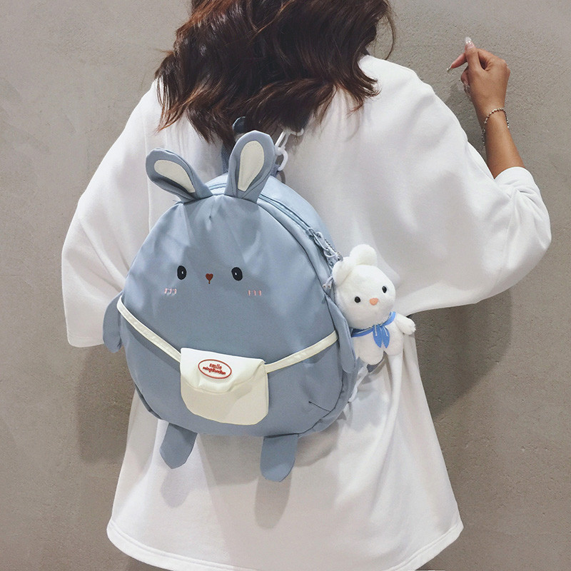Ransel wanita kelinci lucu gaya Jepang Tas Sekolah anak perempuan sdTasTK Anak SekolahTas Selempang 