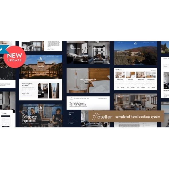Hotel Booking WordPress template