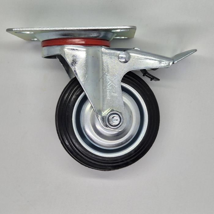 Roda Caster Etalase / Roda Caster Troli / Roda Caster Karet 3 Inch Rem