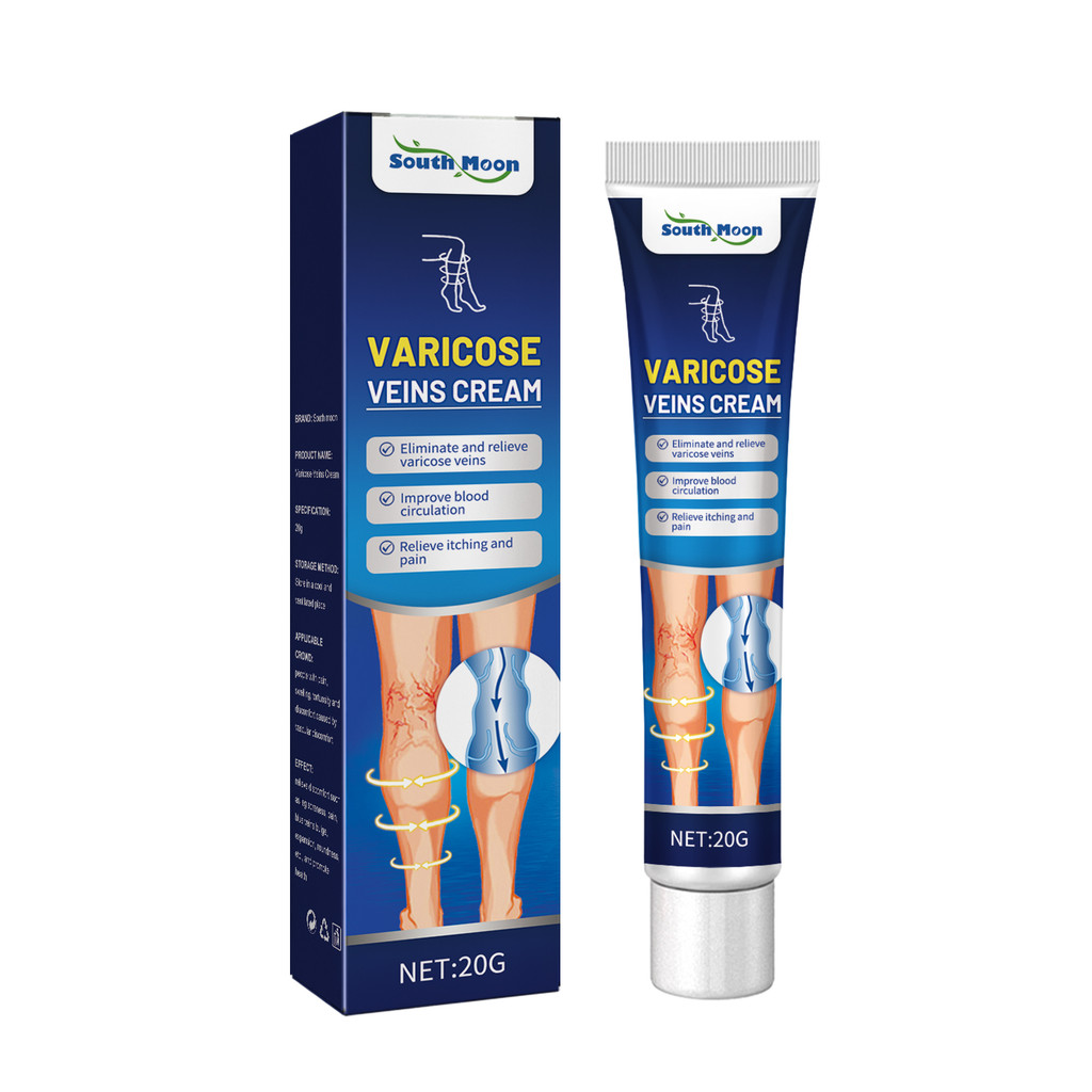 South Moon Varicose Vein Massage Cream Repairing Spider Veins Relieving Leg Vein Bulging Varicose Ve