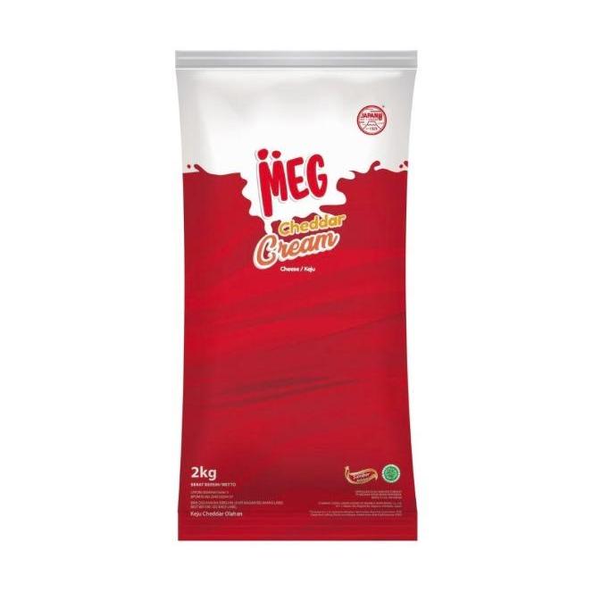 Meg Cheddar Cream Cheese 2kg