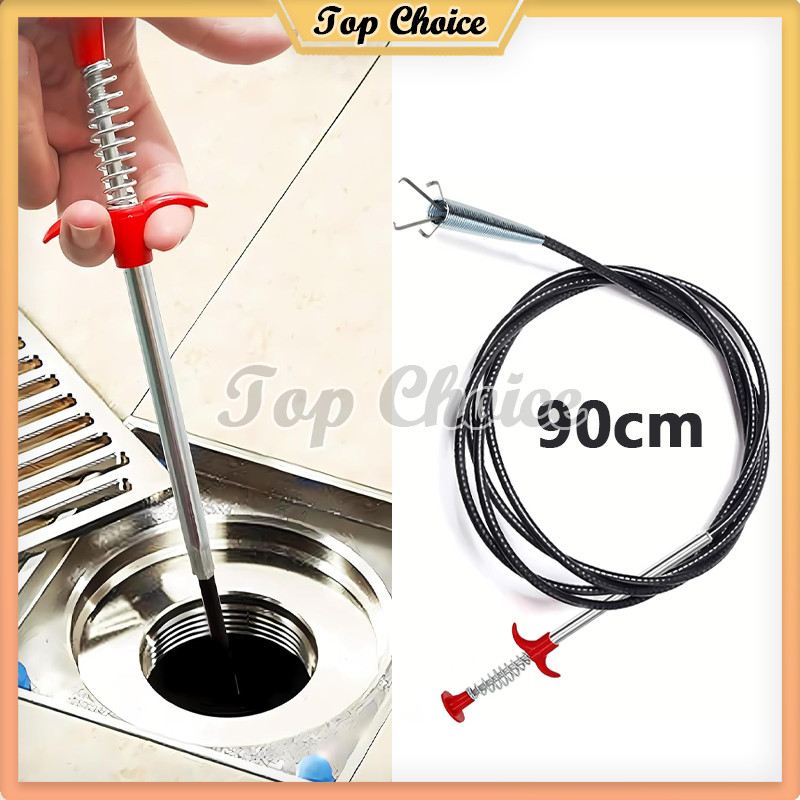Kawat Pembersih Saluran Uk 90cm / Pembersih Kawat Saluran Air Wastafel Kawat