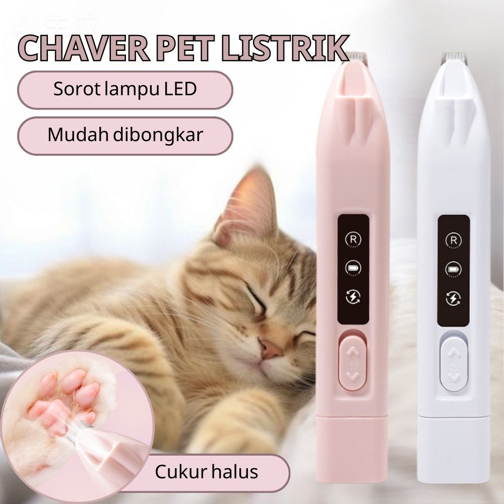 Gunting kucing lampu LED Gunting anjing Gunting peliharaan kucing kuku