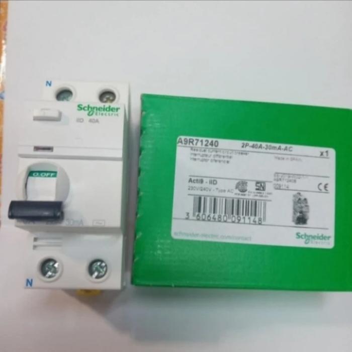 RCCB IID 2POL 40A, 30MA, 300MA SCHNEIDER