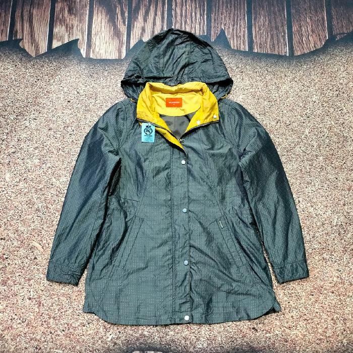 jaket outdoor wanita ALL FOR YOU parasut tipis motif kotak kotak casual murah bagus size S fit M