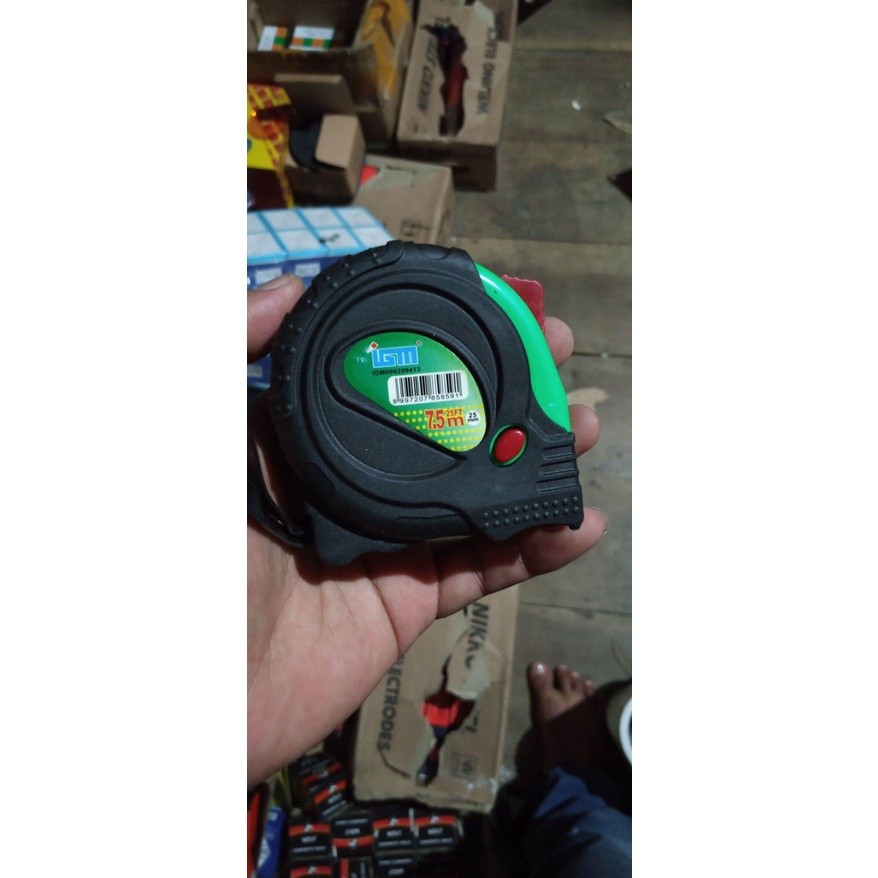meteran tukang bangunan 7.5 meter igm