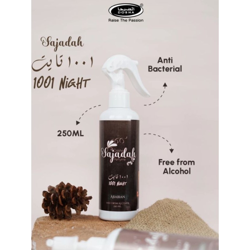 1001 NIGHT Parfum SAJADAH Dobha 250ml Wangi Khas Timur Tengah By. Dobha Perfumes