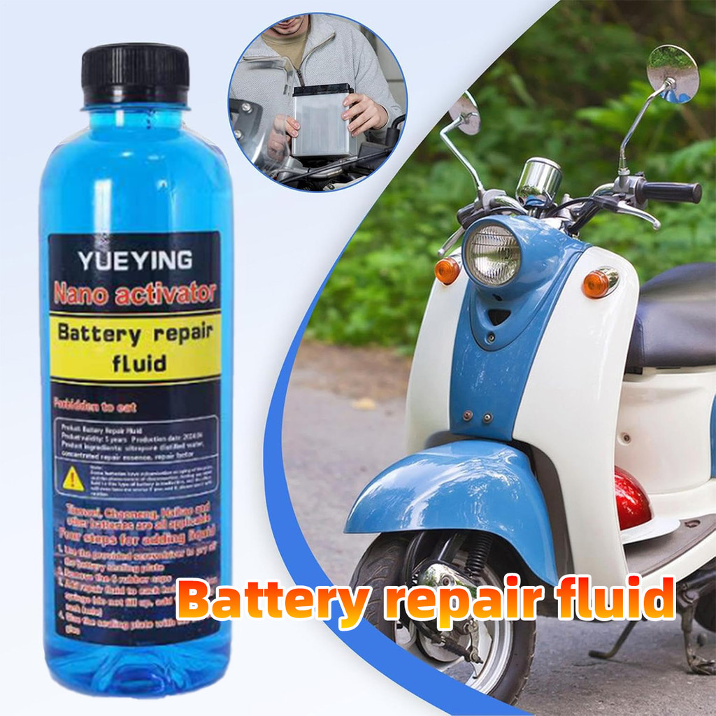 500ml Cairan aki Elektrolit Aki Digunakan 
Di Berbagai Sepeda Motor Dan Mobil Battery Repair Solutio