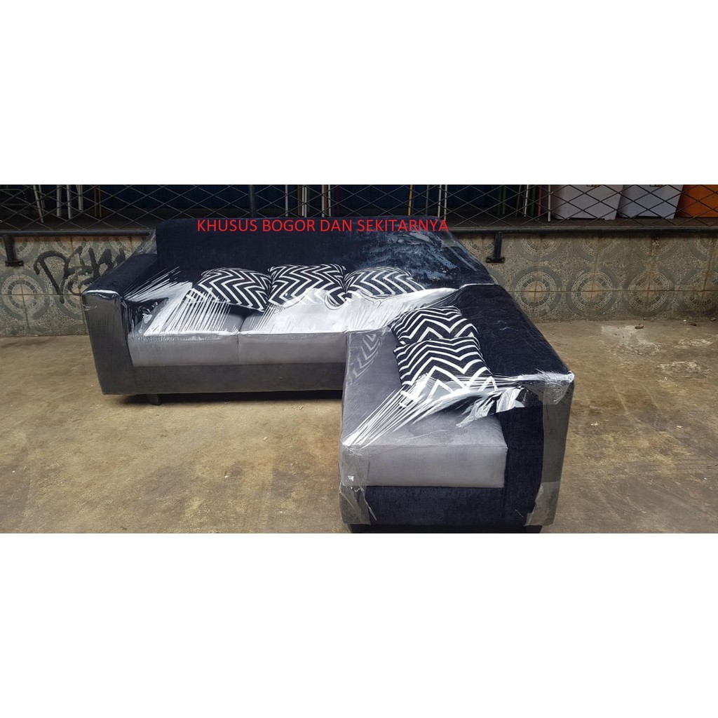 (KHUSUS BOGOR) SOFA L PUTUS