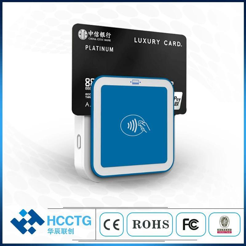 All in One NFCMSRIC Chip Card EMV Visa Card Reader, Wireless BT Mobile RFID Card Reader Writer EMV P