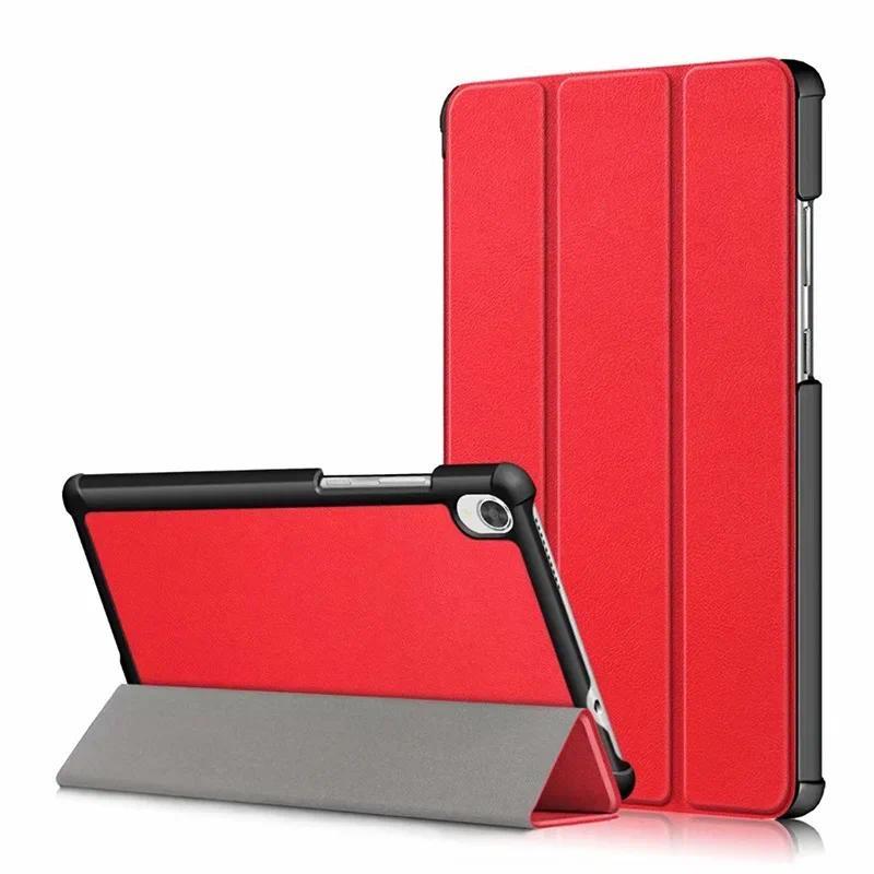 For Lenovo Tab M8 Funda Tri-folded Stand  Case TB-8505F TB-8505X TB-8705F TB-8705N TB-8506F TB-8506X