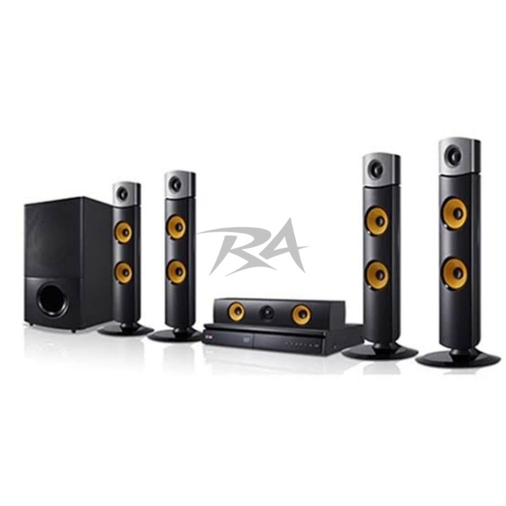 III KARAOKE HOME THEATER LG DH6340 DH 6340 5.1 CHANNEL DVD PLAYER SYSTEM CINEMATIC AUDIO HOME CINEMA