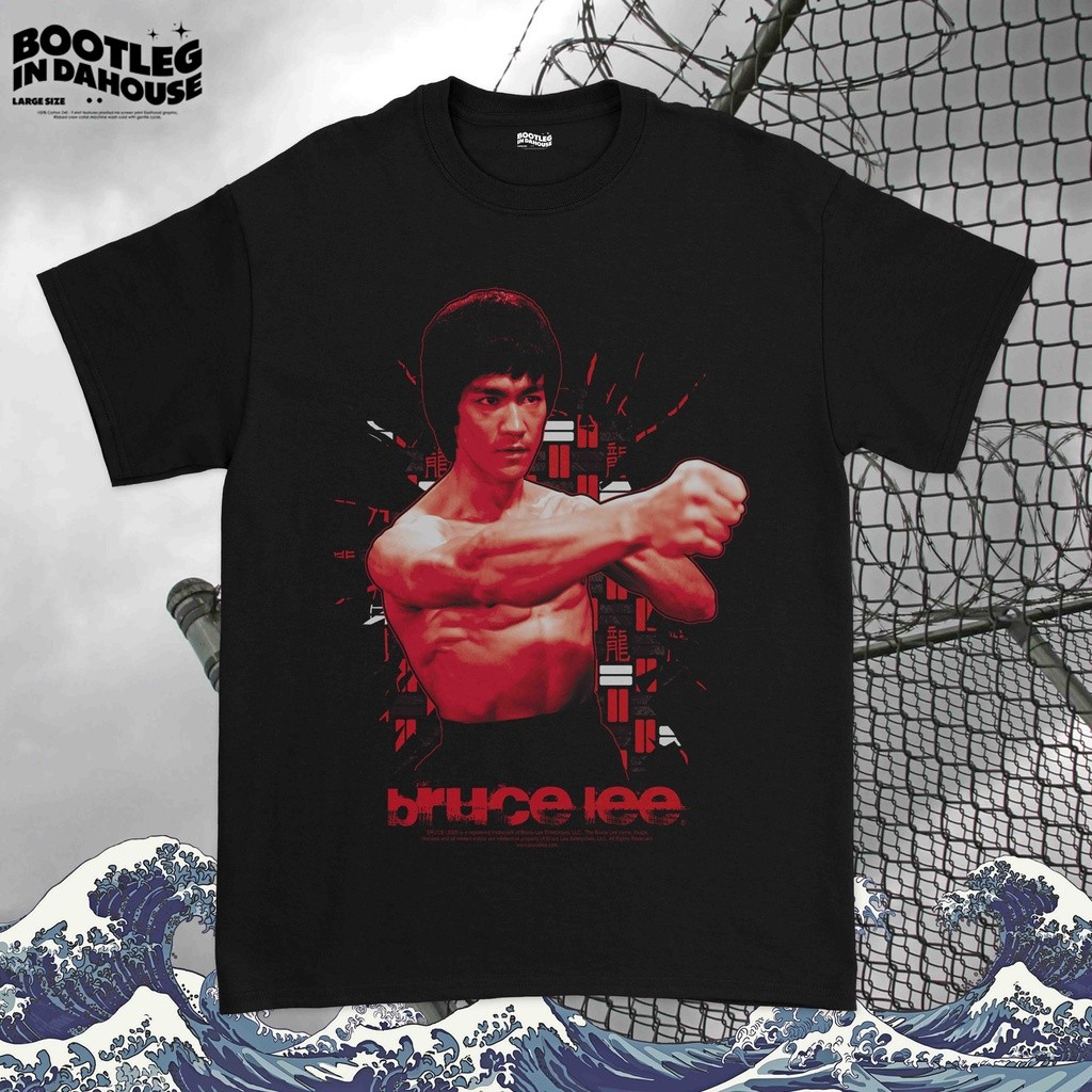 POP Kaos Film Bruce Lee Dragon - Baju Film Bruce Lee