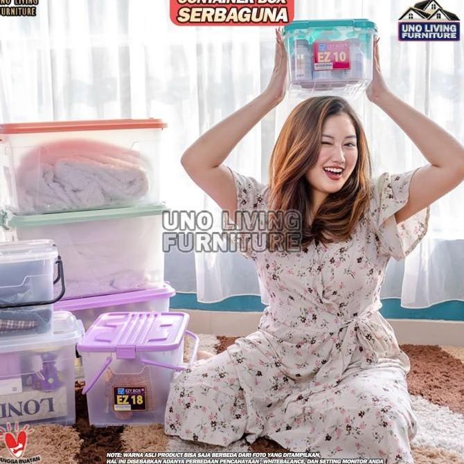 Box Container Plastik Ezy Box Jumbo Dengan Roda Container Box Berkualitas