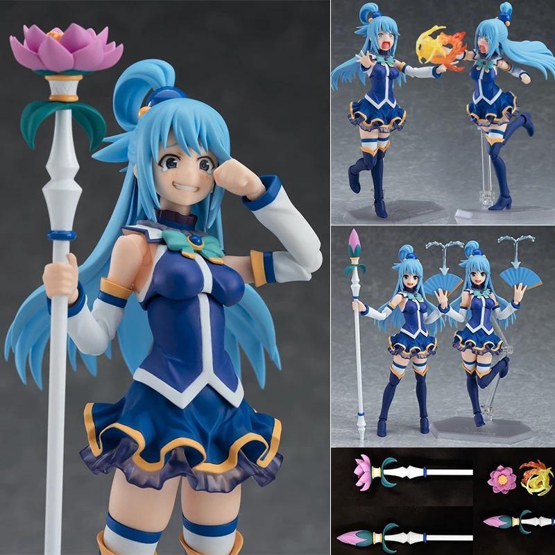 Figma #399 Konosuba 2 Aqua Anime Figure God's Blessing on this Wonderful World Megumin/Yunyun/Darkne
