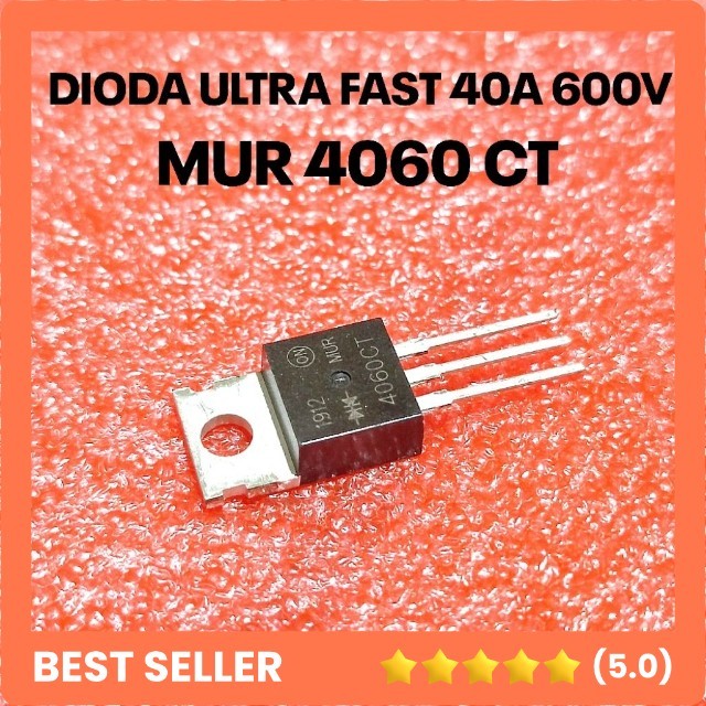 DIODA ULTRA FAST MUR4060CT MUR4060 MUR 4060 CT 40A 600V 3P T0-220