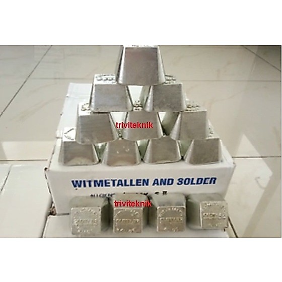 timah batangan tin babet,babbit witmetalen alloy ingot metal Glory B2