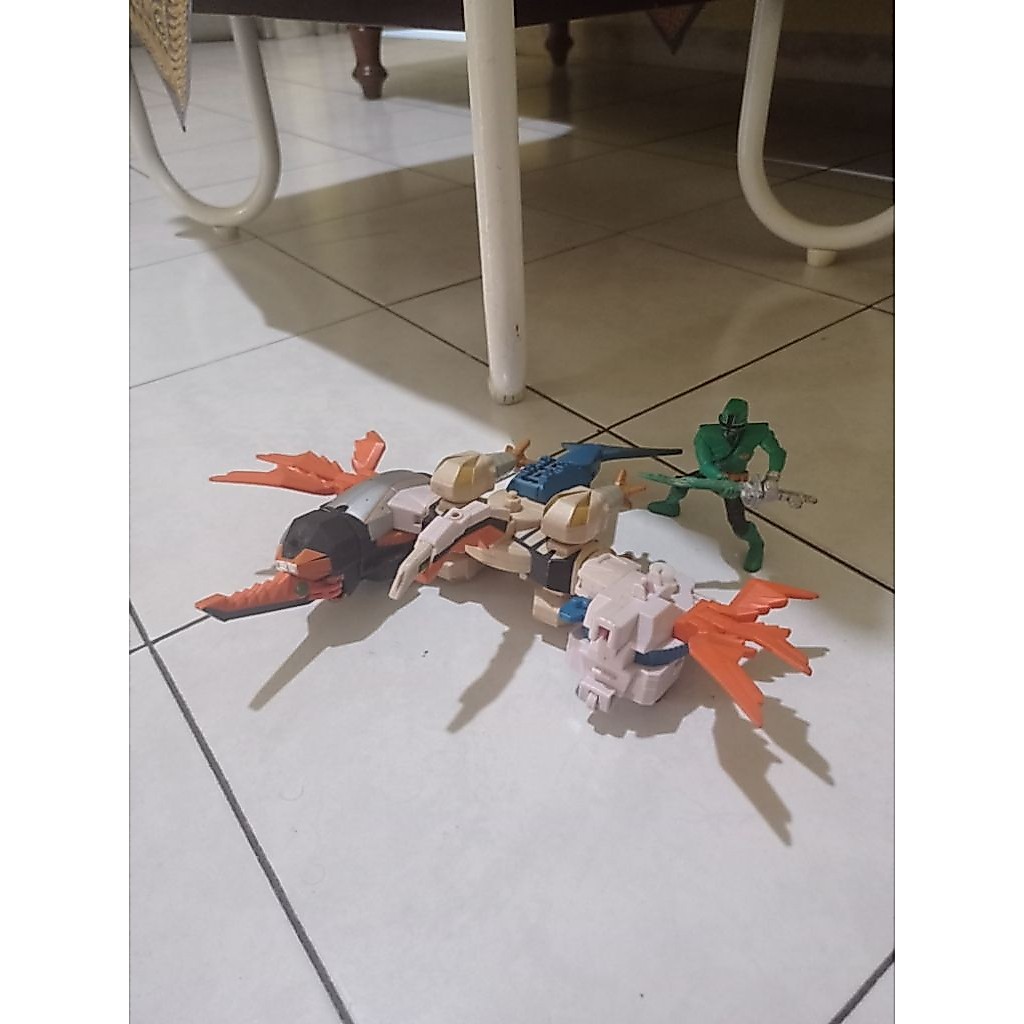 mainan robot dx samurai battle wing megazord samurai zord megazord power rangers samurai US version