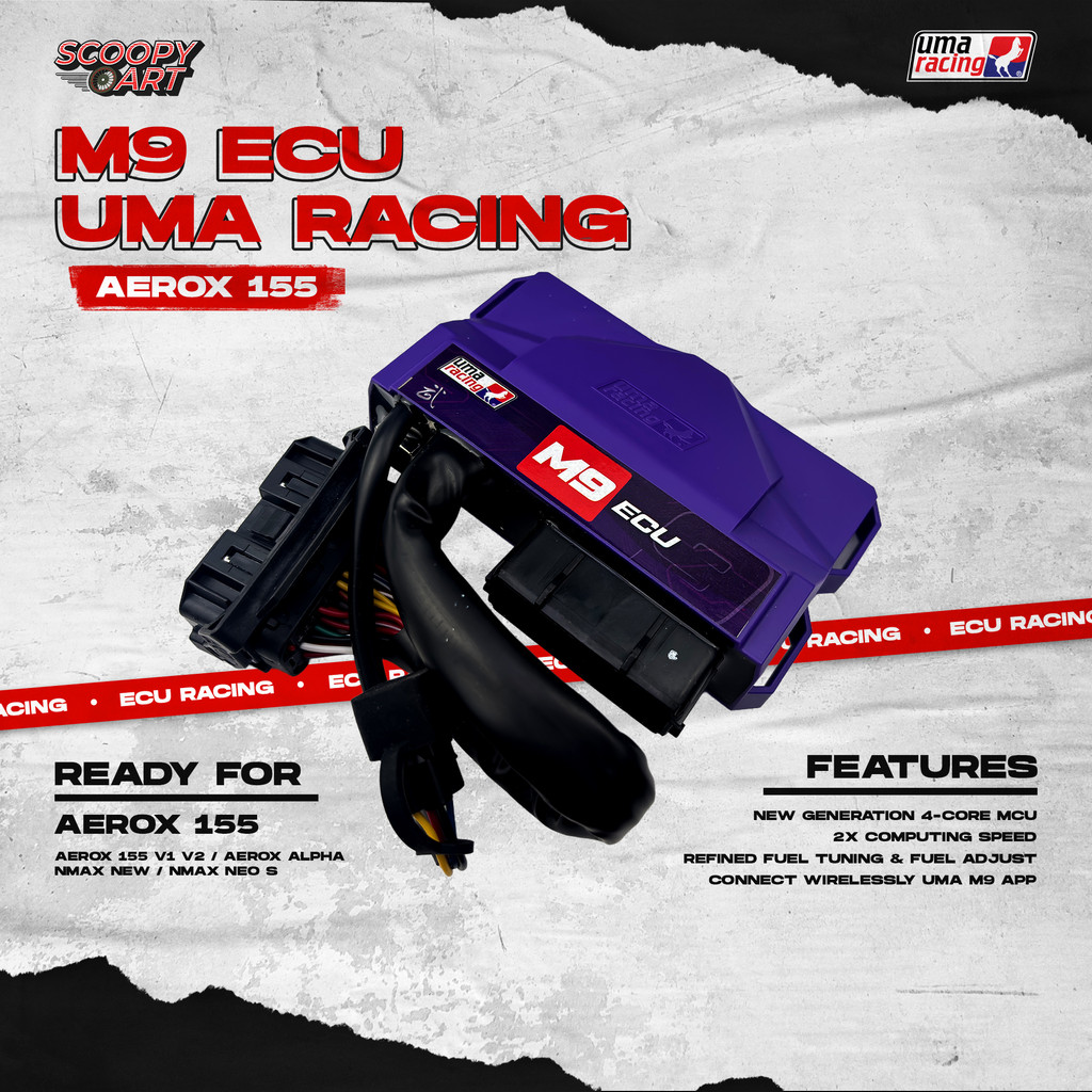 UMA M9 ECU NMAX NEW AEROX NEW (2020)  - Aerox old, new, & alpha  - Nmax new & neo  - Lexy LX155