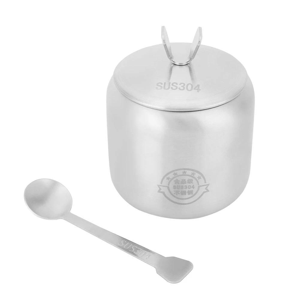 Spice Containers Spice Jars Stainless Steel Jars Spice Organizer Small Jars Practical for Home Kitch