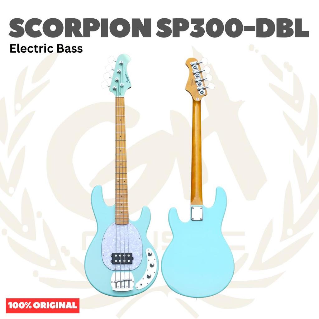 Scorpion SP300-DBL Electric Bass Guitar - Bass Listrik