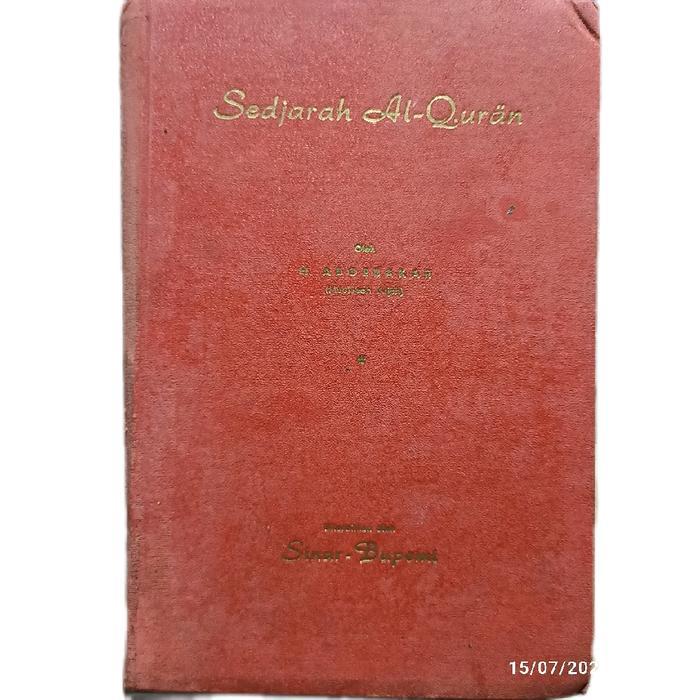 buku sedjarah Al-Qur'an 366 hal 1956