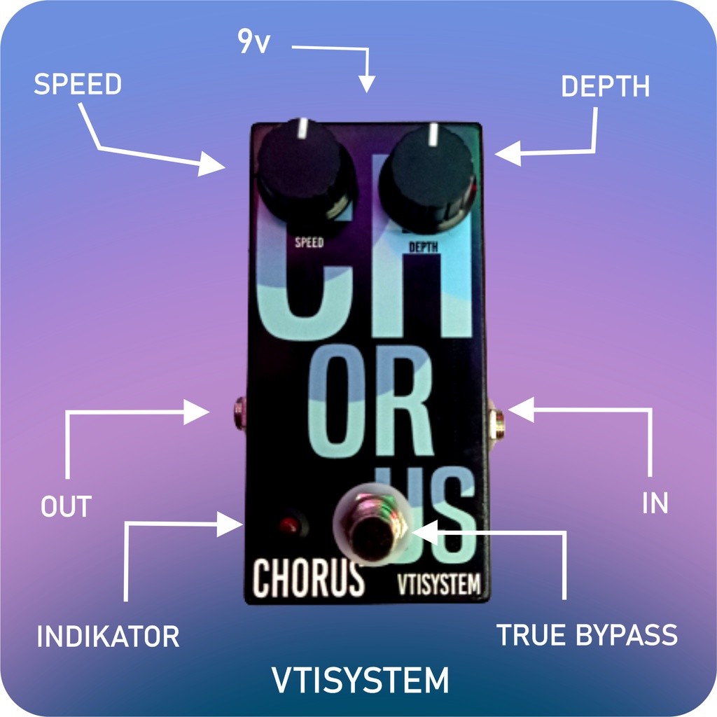Efek Gitar Chorus - Chorus Termurah Premium VTISYSTEM