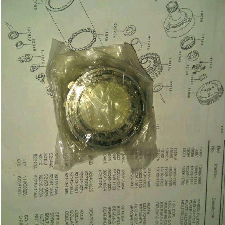 13194-1102 clutch oneway magnet oneway stater wanwei electrik starter mimis stater tangan kawasaki k