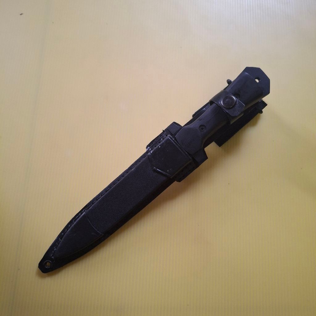 Pisau Survival outdoor bahan hss fulltank tni ad