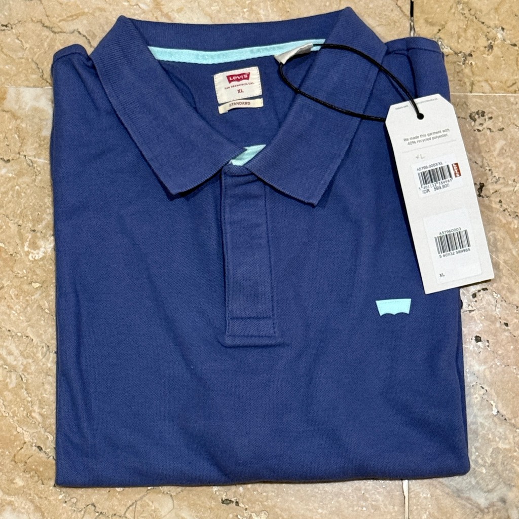 Kaos Kerah Pria Levis Housemark Polo Shirt Original Regular Fit Seasonal