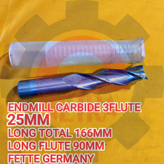 ENDMILL CARBIDE 25MM 3FLUTE FETTE GERMANY