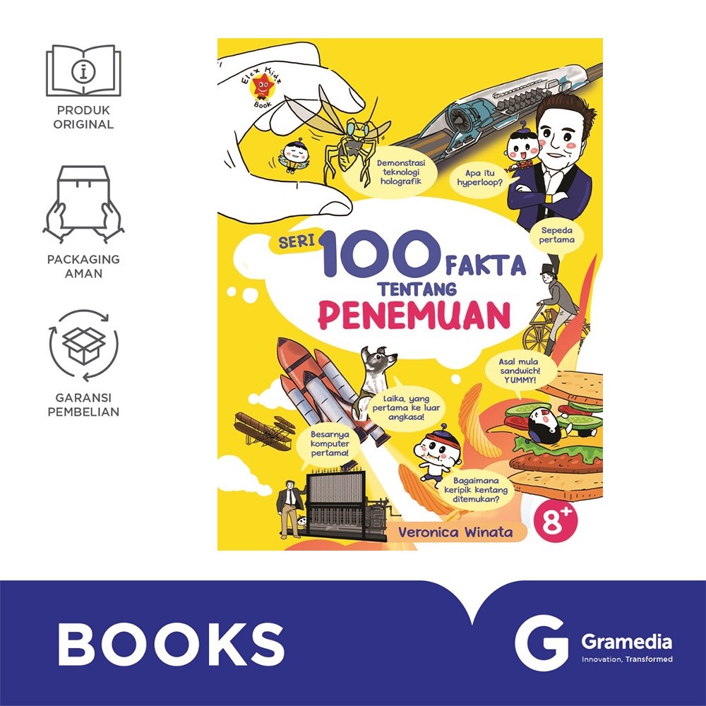 Gramedia Jember - Seri 100 Fakta tentang Penemuan