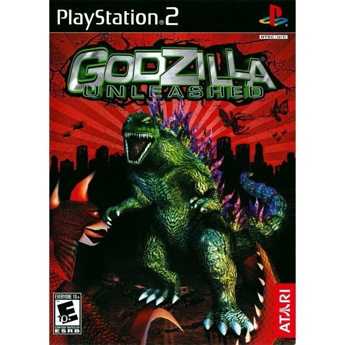 DVD Game PS2 - Godzilla Unleashed
