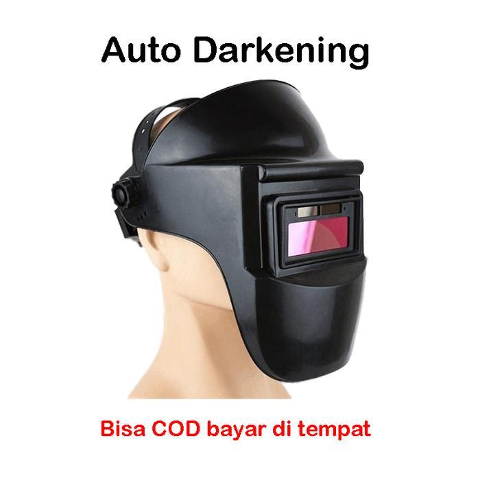 Helm Las otomatis Darkening Helm Las Auto KDK Topeng Las Otomatis KDK