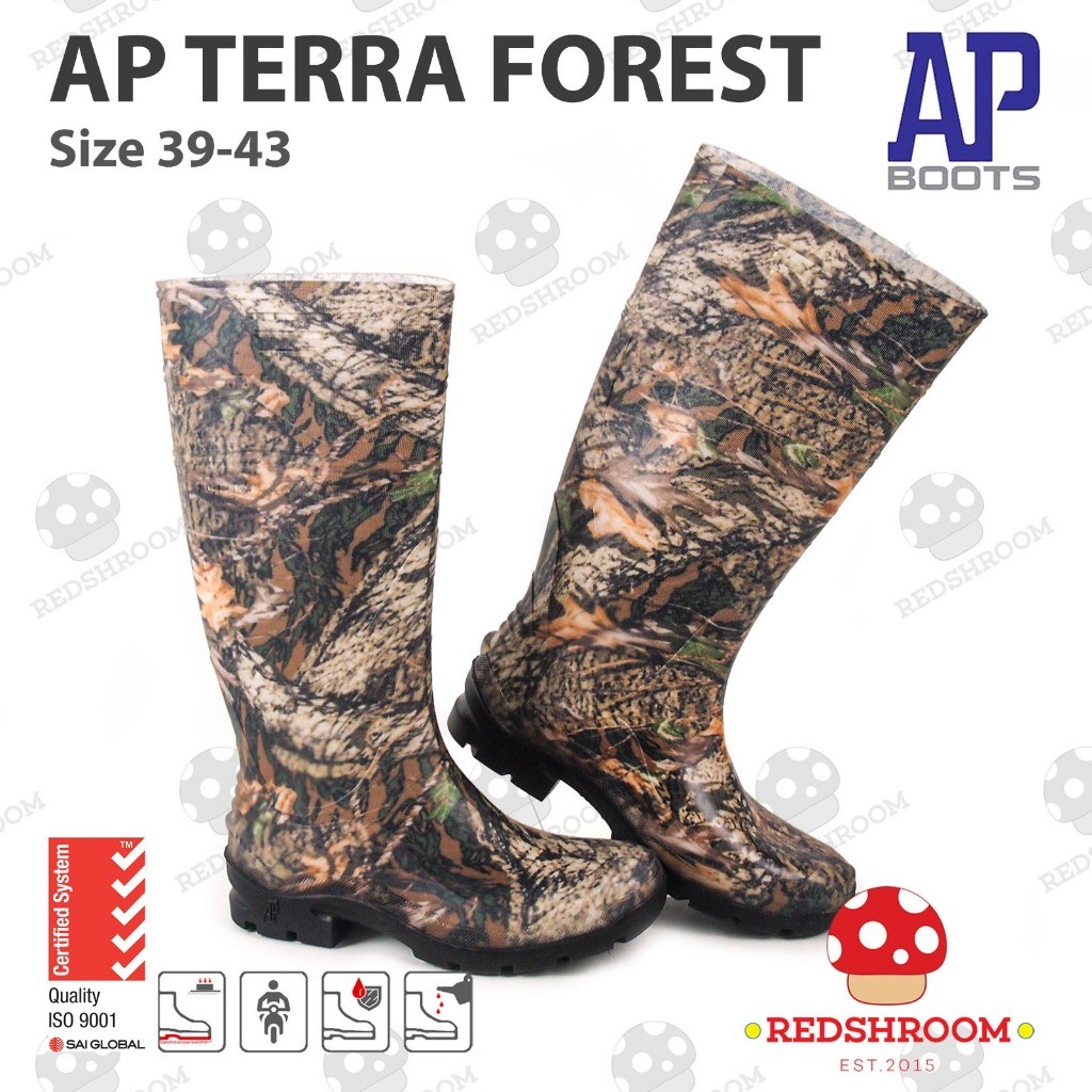 Sepatu Boot Tinggi AP BOOTS AP TERRA FOREST - Sepatu Berkendara