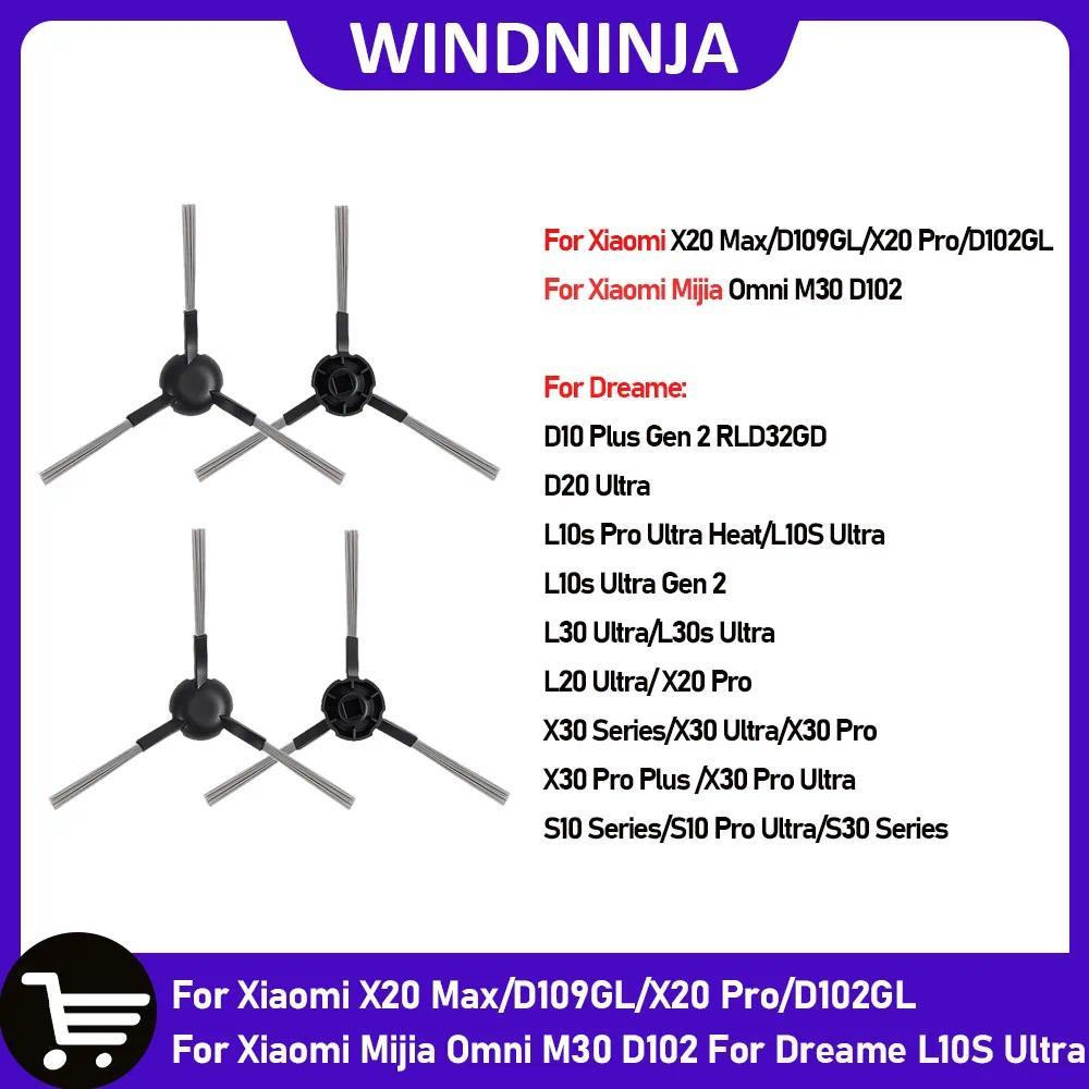 Parts Side Brushes for Xiaomi X20 Max D109GL X20 Pro D102GL Mijia Omni M30 D102 Robot Vacuum for Dre