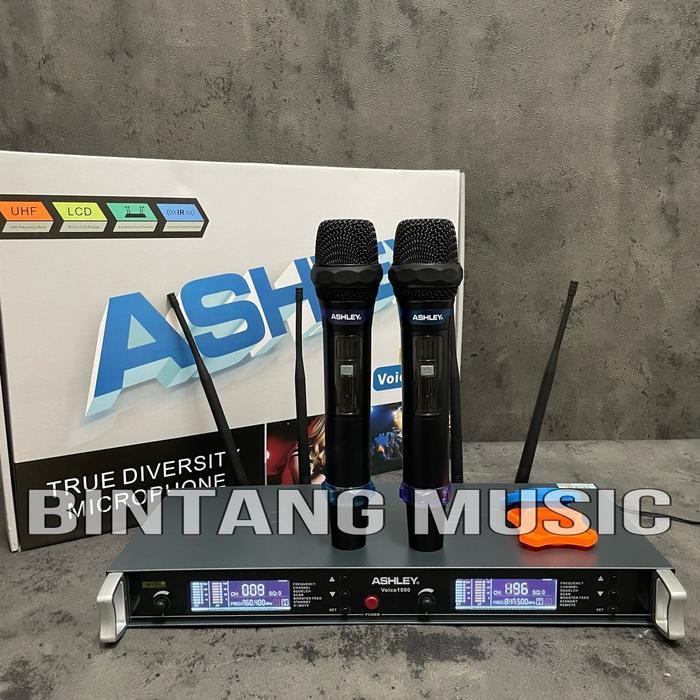 Mic wireless ashley voice 1000 original Ashley Voice1000 - Warna