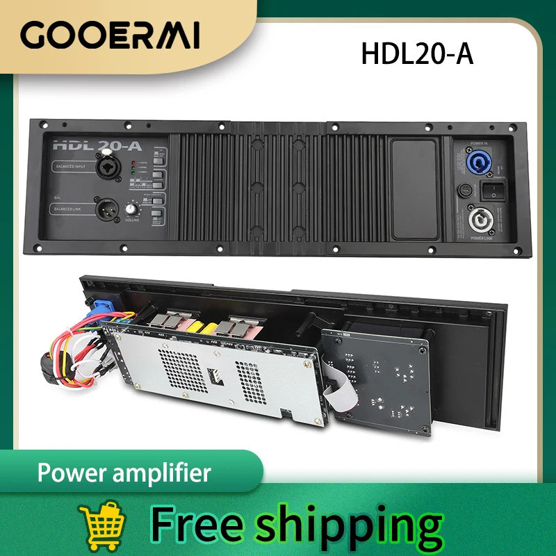 GOOERMI HDL20-A DSP Professional Class D Digital Amplifier Module Line Array Speaker Audio Amplifier