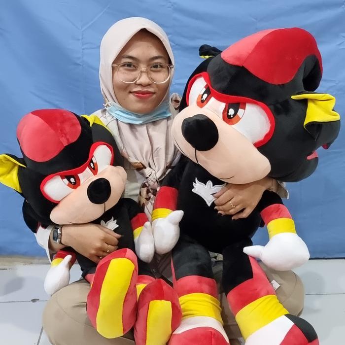 Boneka SONIC THE HEDGEHOG / SHADOW Giant (Tinggi 100cm) - Shadow Giant