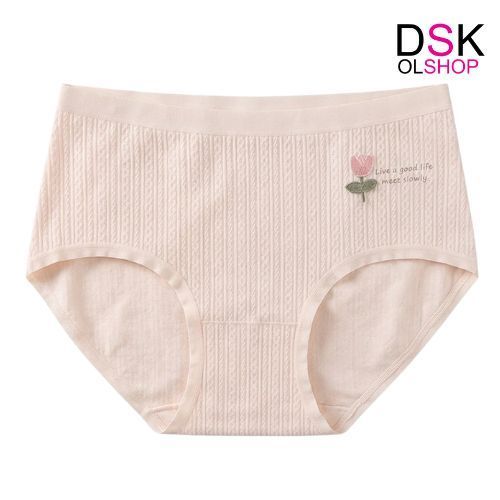 DSKMALL CD2100 Celana dalam Motif Bunga Wanita CD Cewek Pita Renda CD Imut