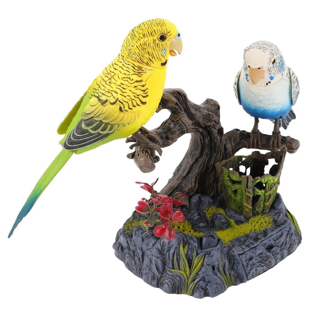 1Set Recording Talking Parrot Kids Educational Early Learning Electric Bird Desktop Decor Interactiv