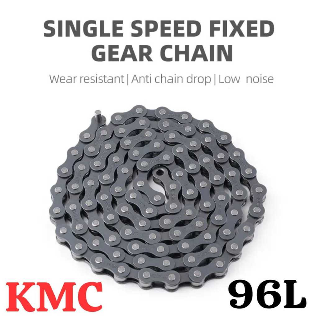 Foto KMC Chain Rantai Single Speed 1/2' X 1/8' 96L Steel Sepeda Fixie BMX Single Speed