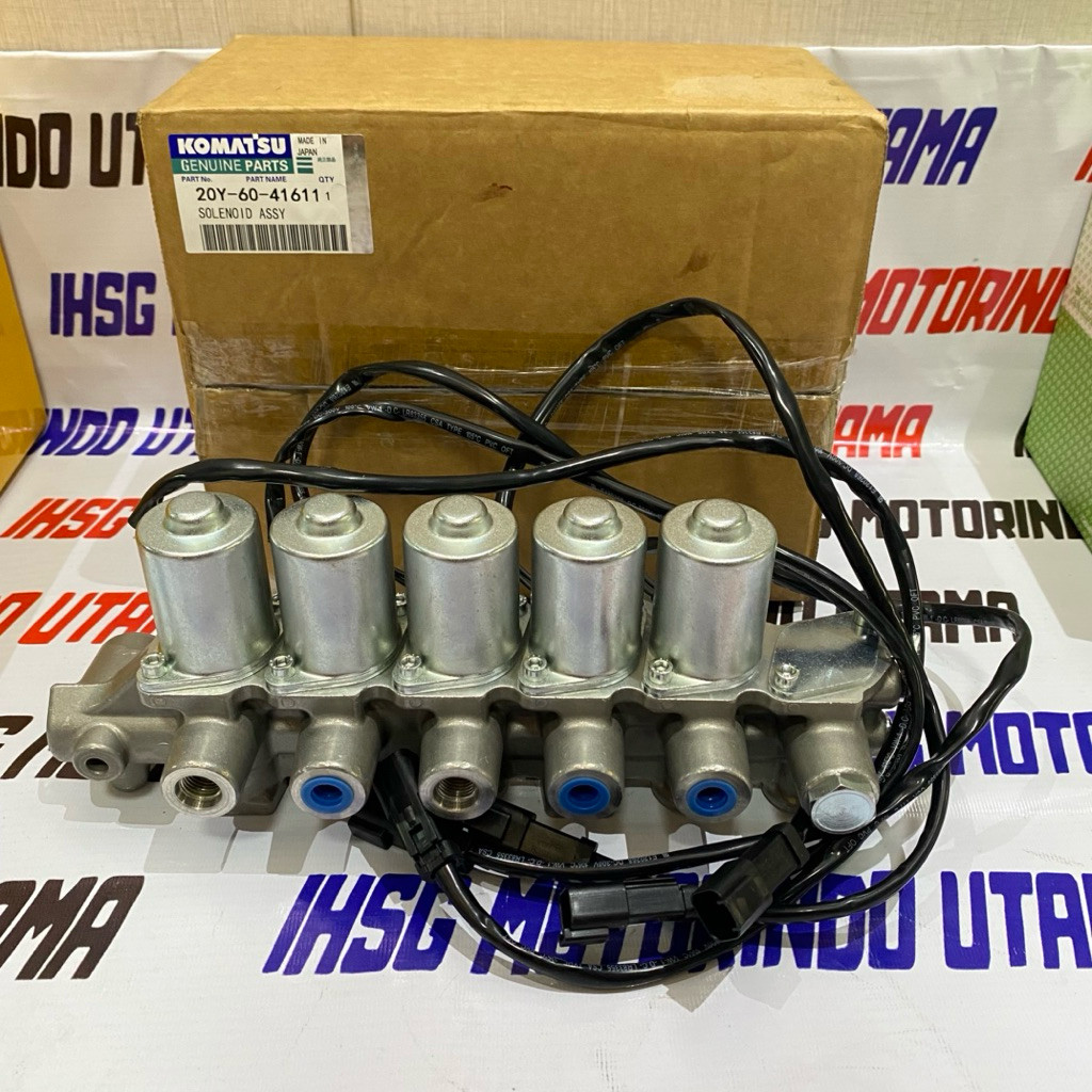 20Y-60-41611 20Y6041611 SOLENOID ASSY SELENOID ASSY PC200-8 BLOCK SOLENOID ASSY