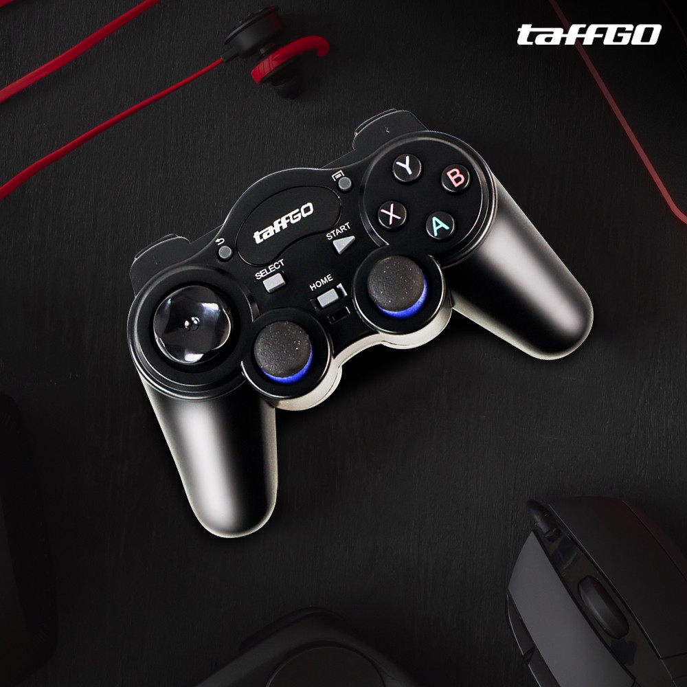 TaffGO Wireless Gamepad 2.4GHz Joystick PC Android TV Box USB Dongle Controller Gamepad Gaming Wirel