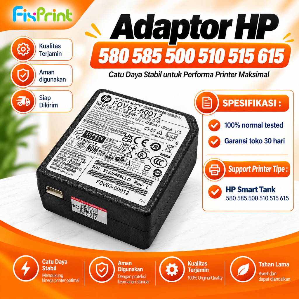 Adaptor HP Printer 580 585 500 510 515 615